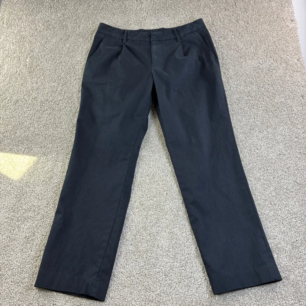 Fairlane‎ Mens 32x30 Navy Pleated Flat Front Dress Pants Athletic Casual Career
